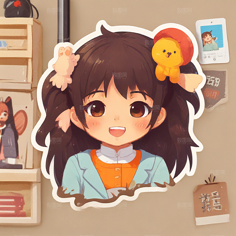 校园喧闹少女·蓝衣活力瞬间图片