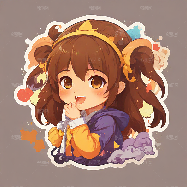 校园喧闹少女·蓝衣活力瞬间图片