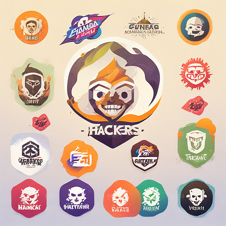 赛博朋克风Tracer图标矩阵图片