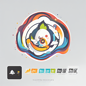 图中是一张“MRQ”字样的彩色徽章图片