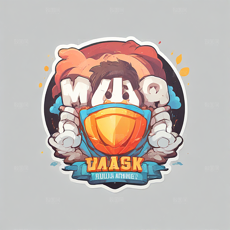 图中是一张“MRQ”字样的彩色徽章图片