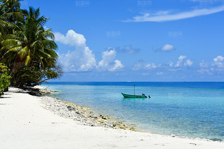 4K高清海景海滩沙滩海边大海蓝色海洋壁纸