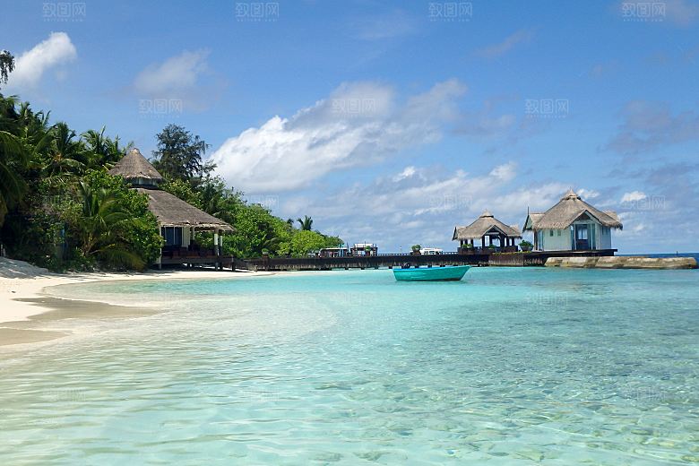 4K高清海景海滩沙滩海边大海蓝色海洋壁纸