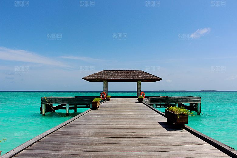 高清海景海滩沙滩海边大海蓝色海洋壁纸素材