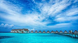 蓝色水屋纯净马尔代夫