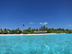 马尔代夫海岛海域大海