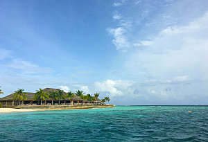 马尔代夫海岛海域大海