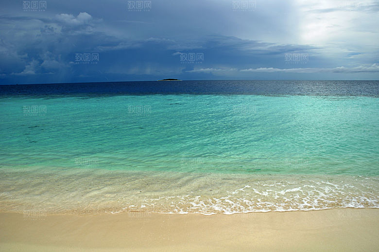 马尔代夫沙滩和海