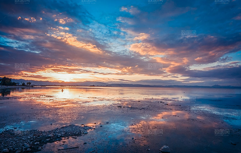 高清海景海滩沙滩海边大海蓝色海洋壁纸素材