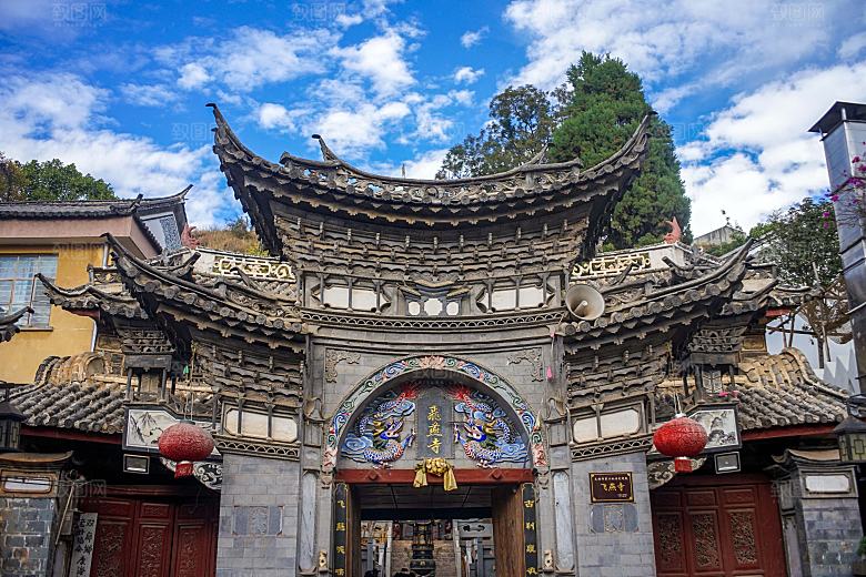 洱海双廊飞燕寺设计图片素材