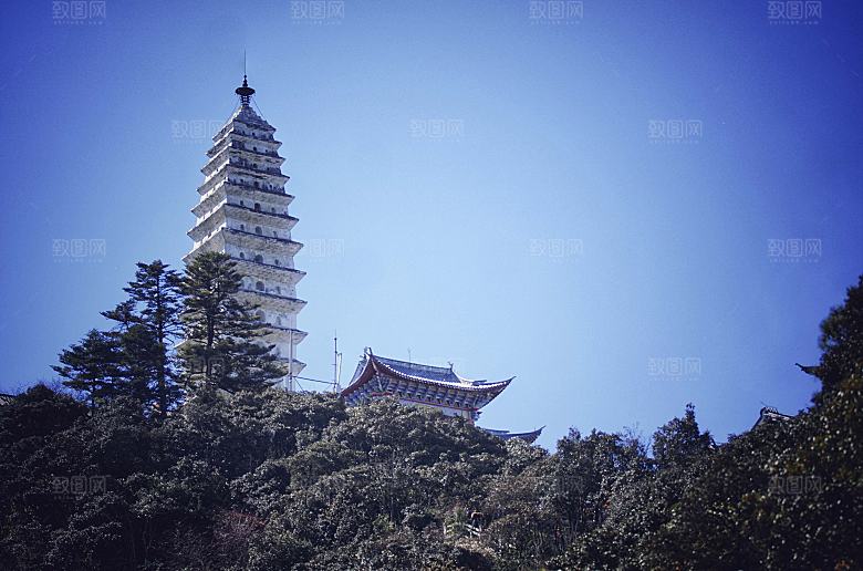 云南大理宾川鸡足山楞严塔