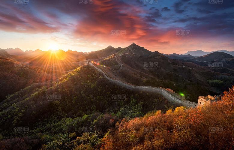 万里长城旅游风景摄影JPG高清照片素材