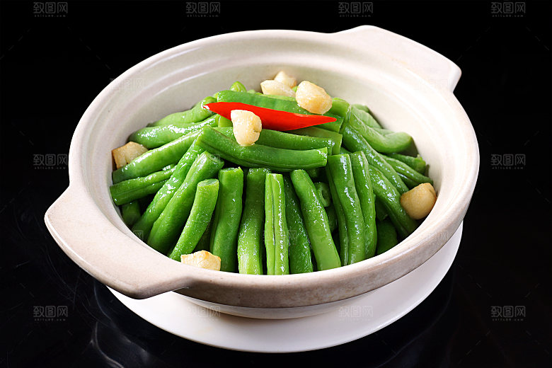 煲仔四季豆高清图片设计素材