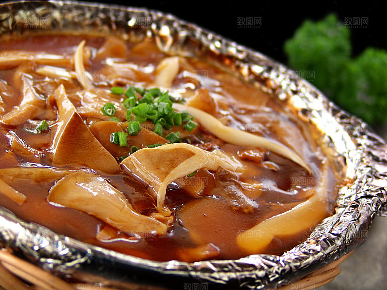 鲍汁杂菌煲高清图片设计素材