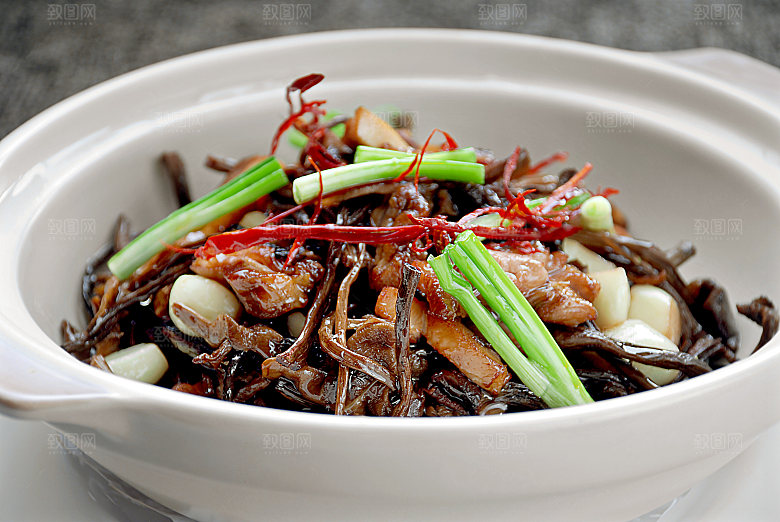 茶菇土鸡煲高清图片设计素材