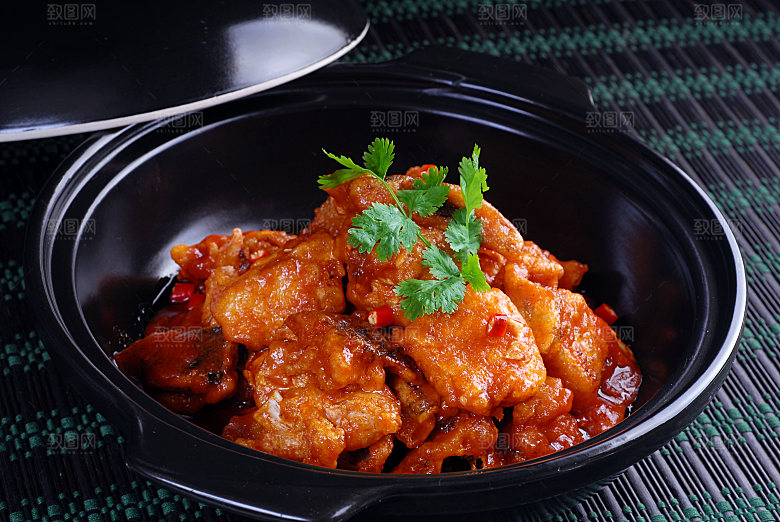 川菜生态鱼头煲高清图片设计素材