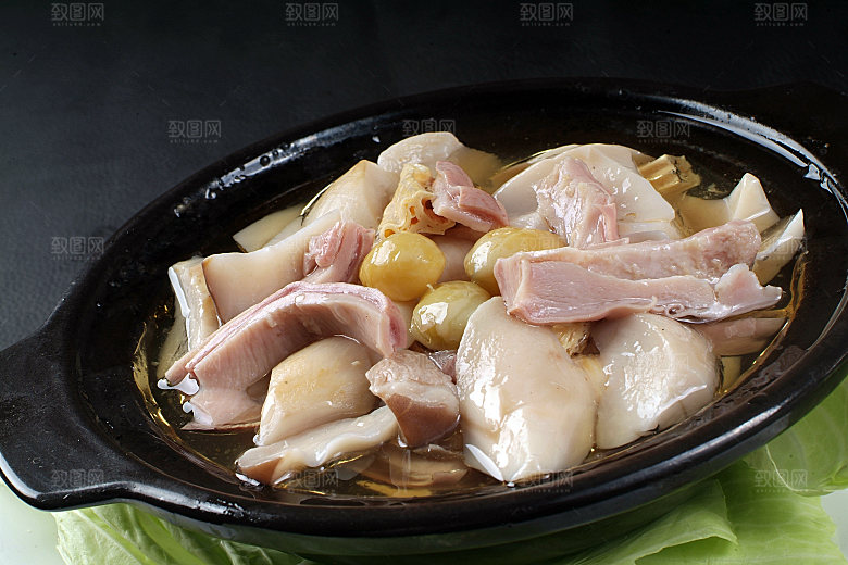 川菜支竹香肚煲高清图片设计素材