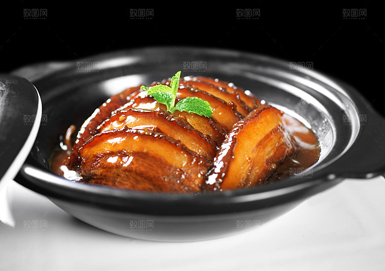 客家扣肉煲高清图片设计素材