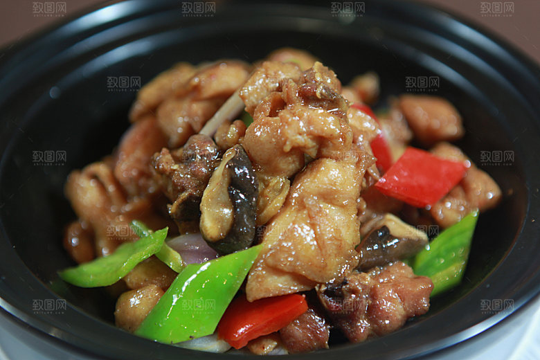 生啫仔鸡煲高清图片设计素材