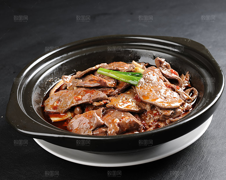 野菌猪肝煲图片设计素材