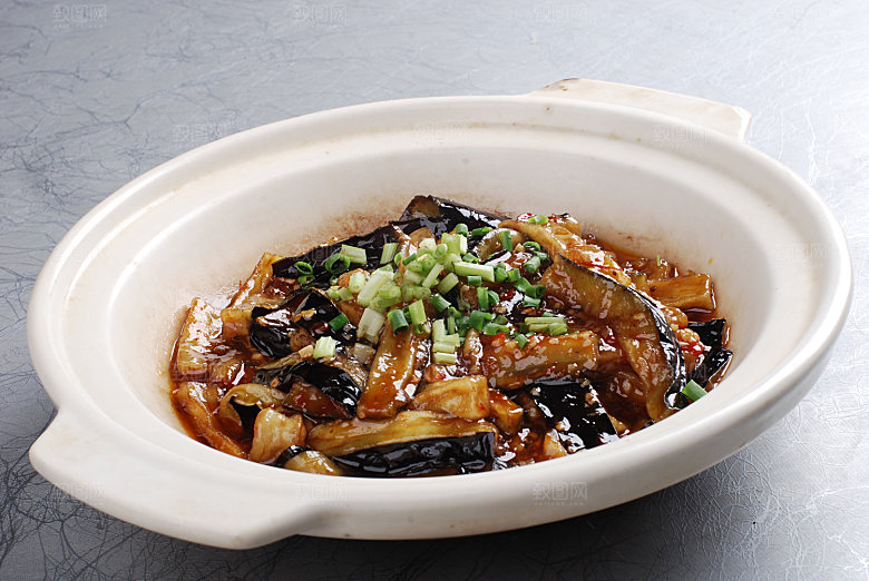 鱼香茄子煲图片设计素材
