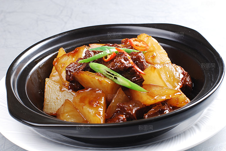 原汁牛腩煲图片设计素材