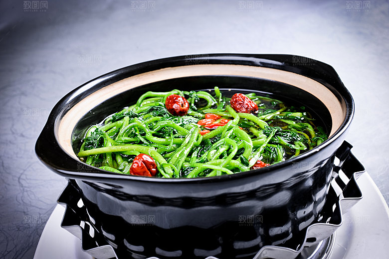 原汁原味西洋菜图片设计素材