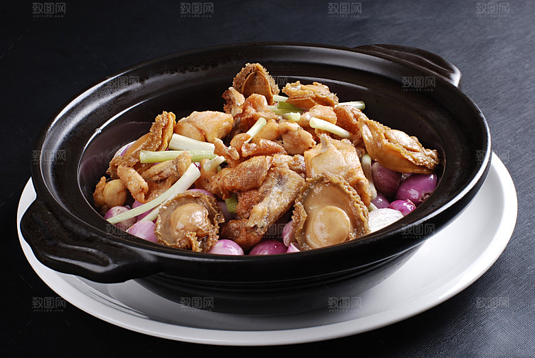 2鲜鲍焖牛蛙+10图片设计素材