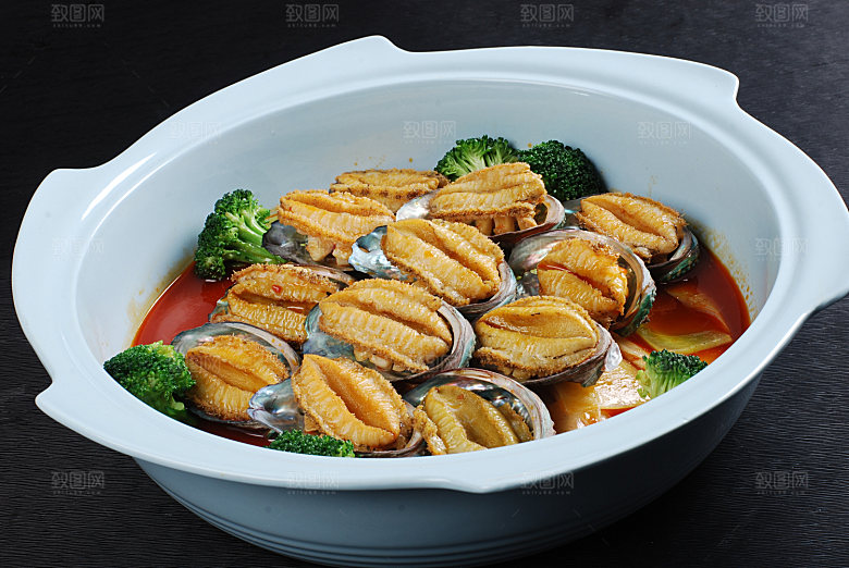 4鲜鲍鱼锅图片设计素材