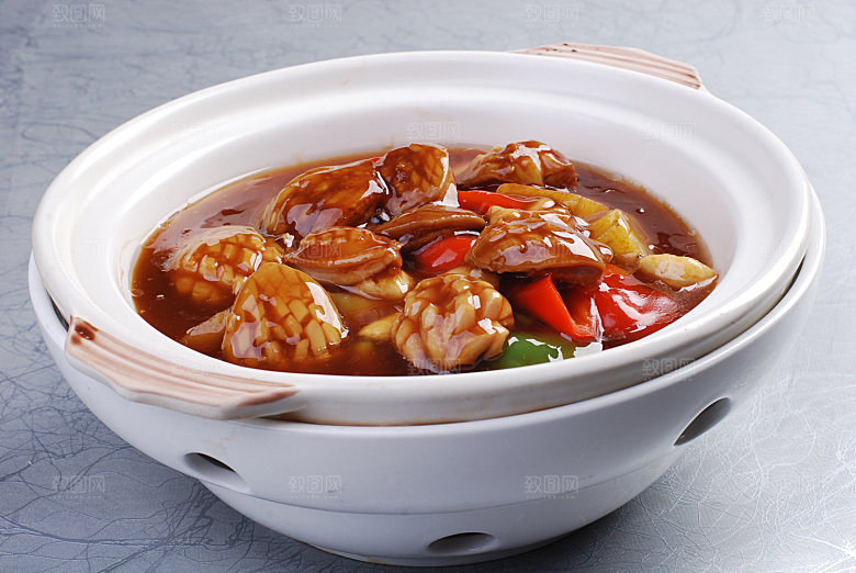 8土豆焖大连鲍128元图片设计素材
