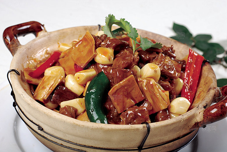 狗肉煲仔图片设计素材