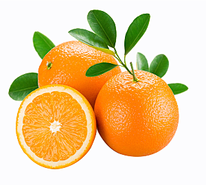 免抠新鲜橘子元素