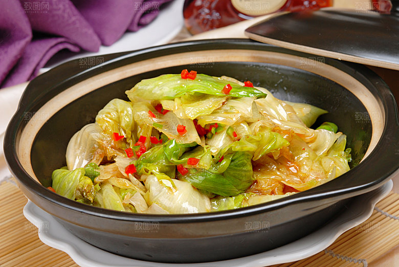 砂窝西生菜图片设计素材