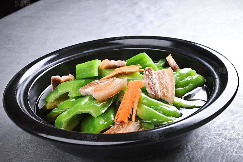 花腩煲凉瓜  98图片设计素材