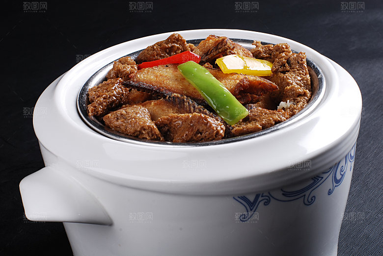酒肆烤麸煨带皮图片设计素材