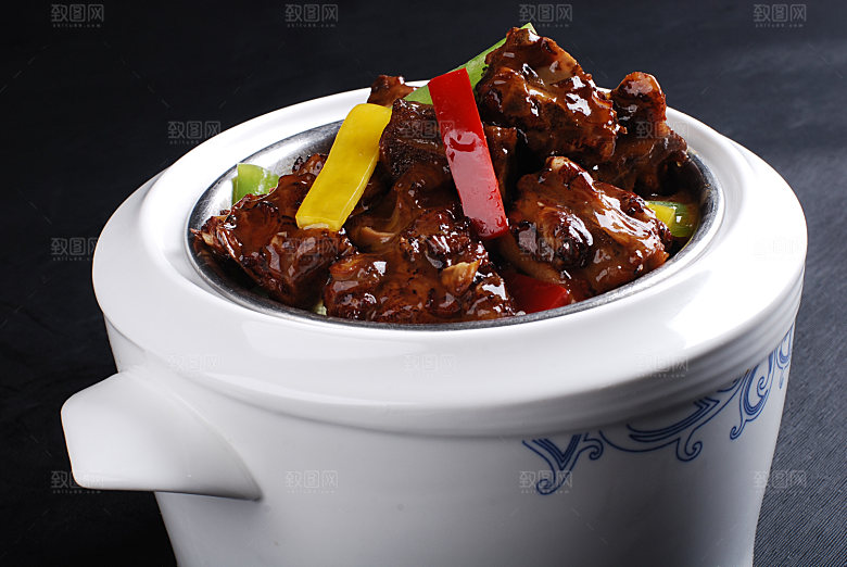 酒肆煨牛尾图片设计素材