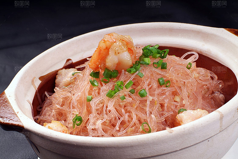 热-虾球粉丝煲图片设计素材