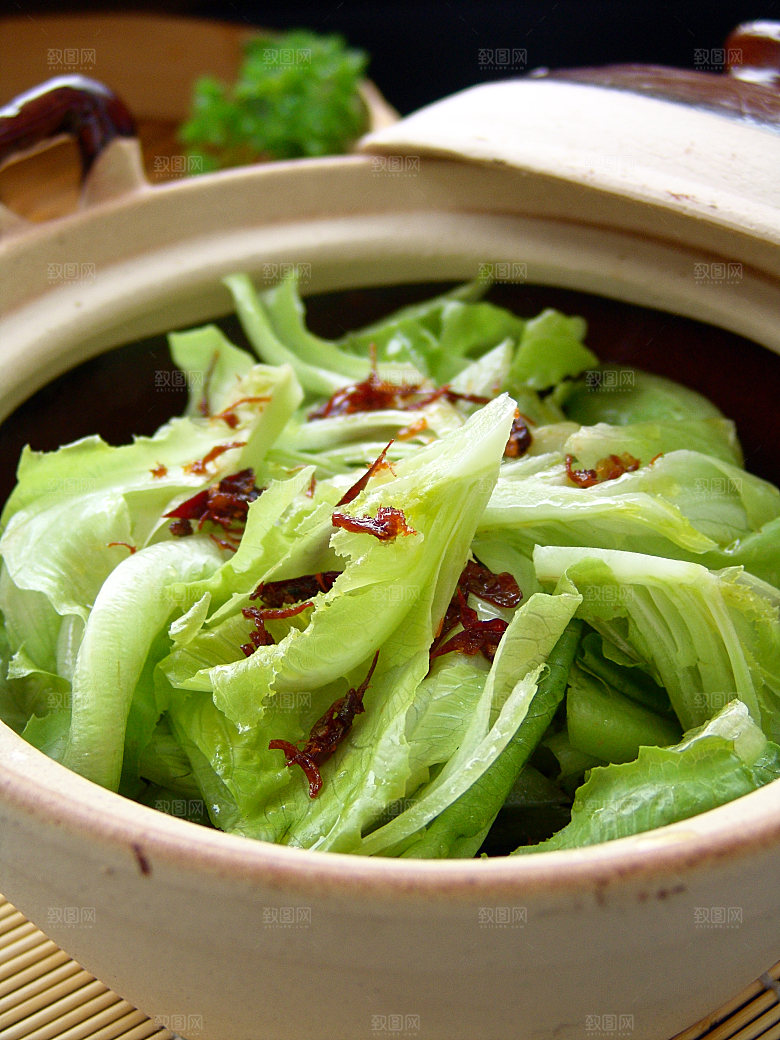 砂锅生菜图片设计素材