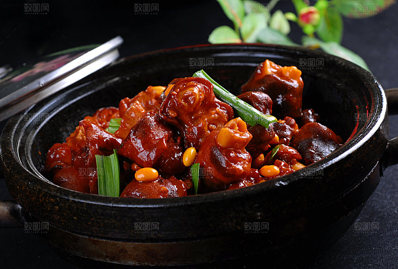 煲仔-干锅羊蹄高清图片设计素材