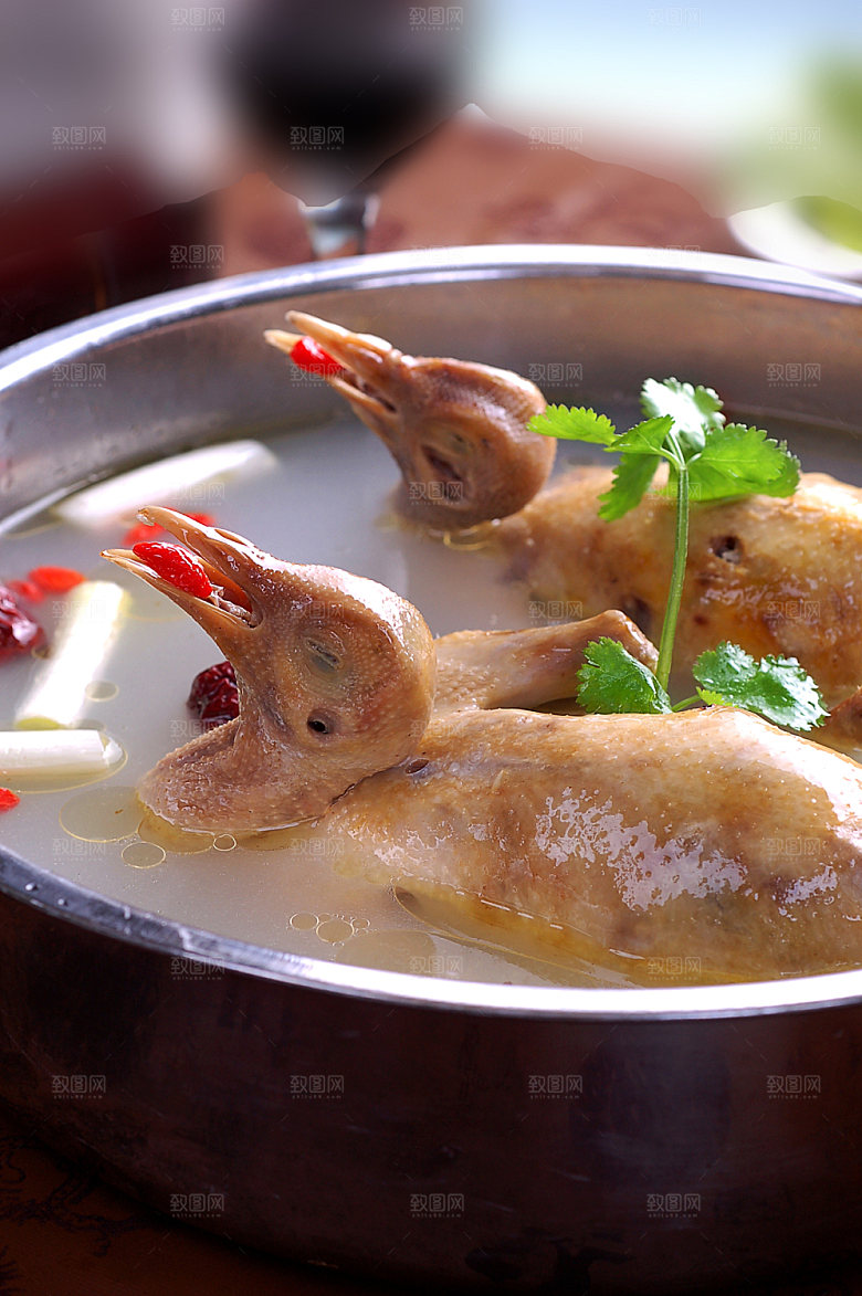 煲仔-天麻乳鸽煲高清图片设计素材