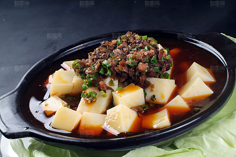 菜-煲仔米凉粉高清图片设计素材