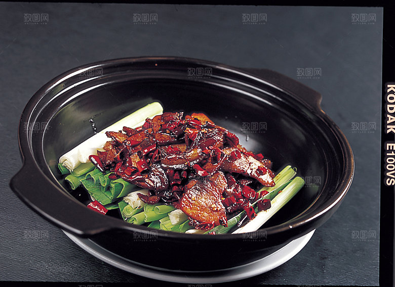 砂煲过油肉   28高清图片设计素材