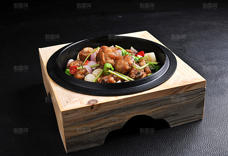 石锅鸡中翅高清图片设计素材
