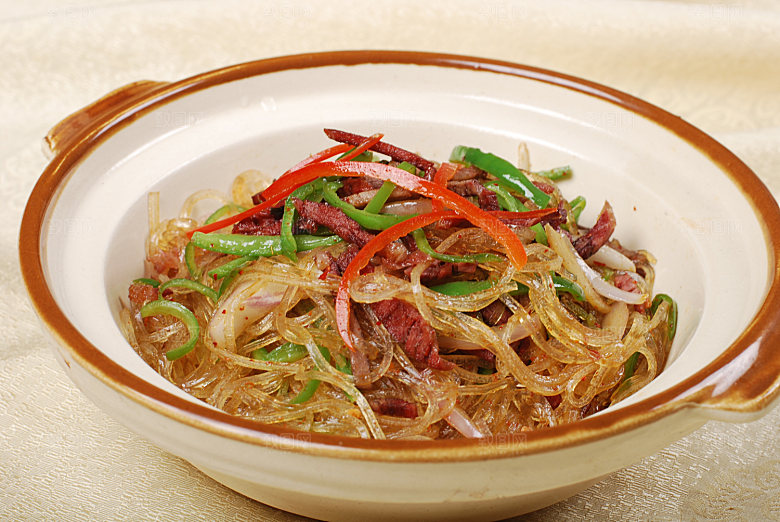 肉炒细粉图片设计素材