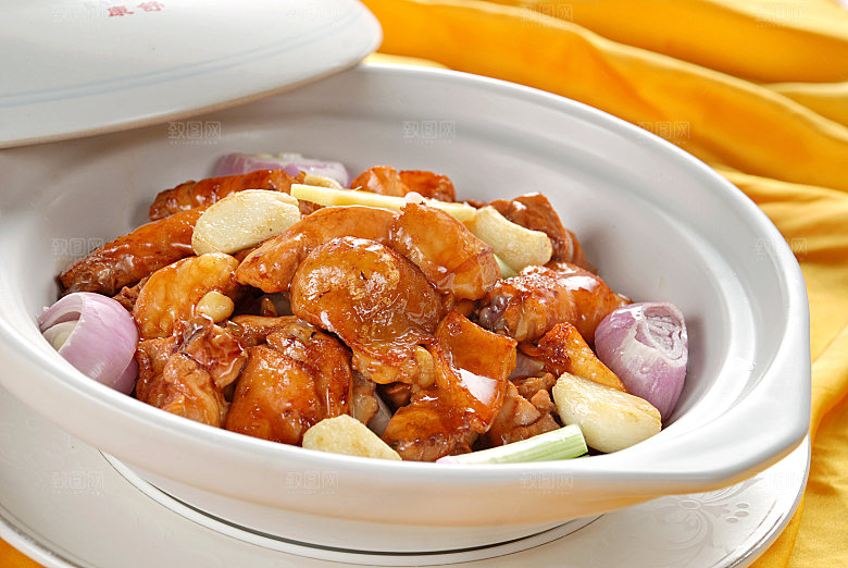 生炒清远鸡图片设计素材