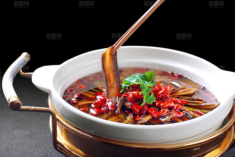 生烹土鳝鱼图片设计素材