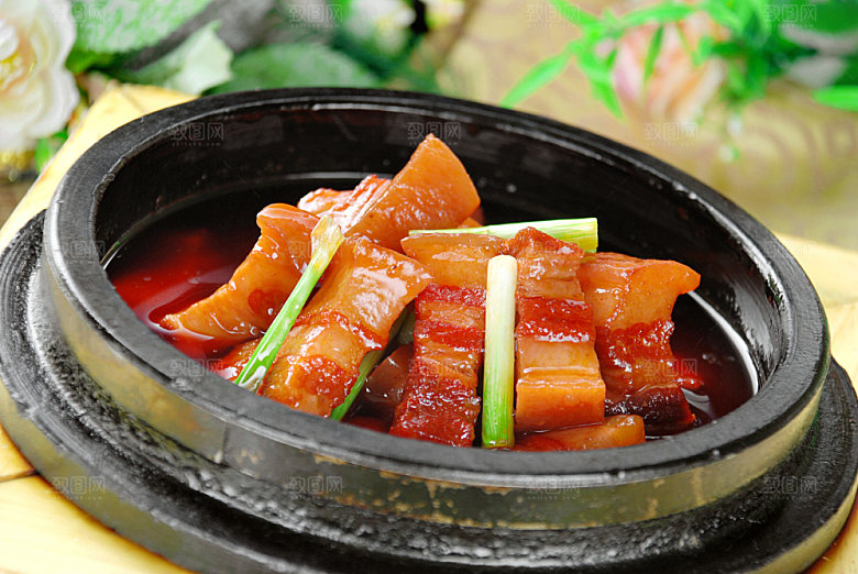 石锅红烧肉图片设计素材