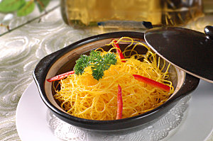 中式菜品--粉丝煲高清图片设计素材