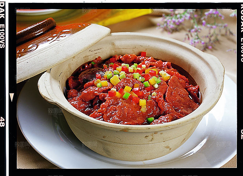 沙爹牛肉粉丝煲  28元份高清图片设计