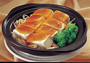 沙窝珍菌酿豆腐28元例高清图片设计素材